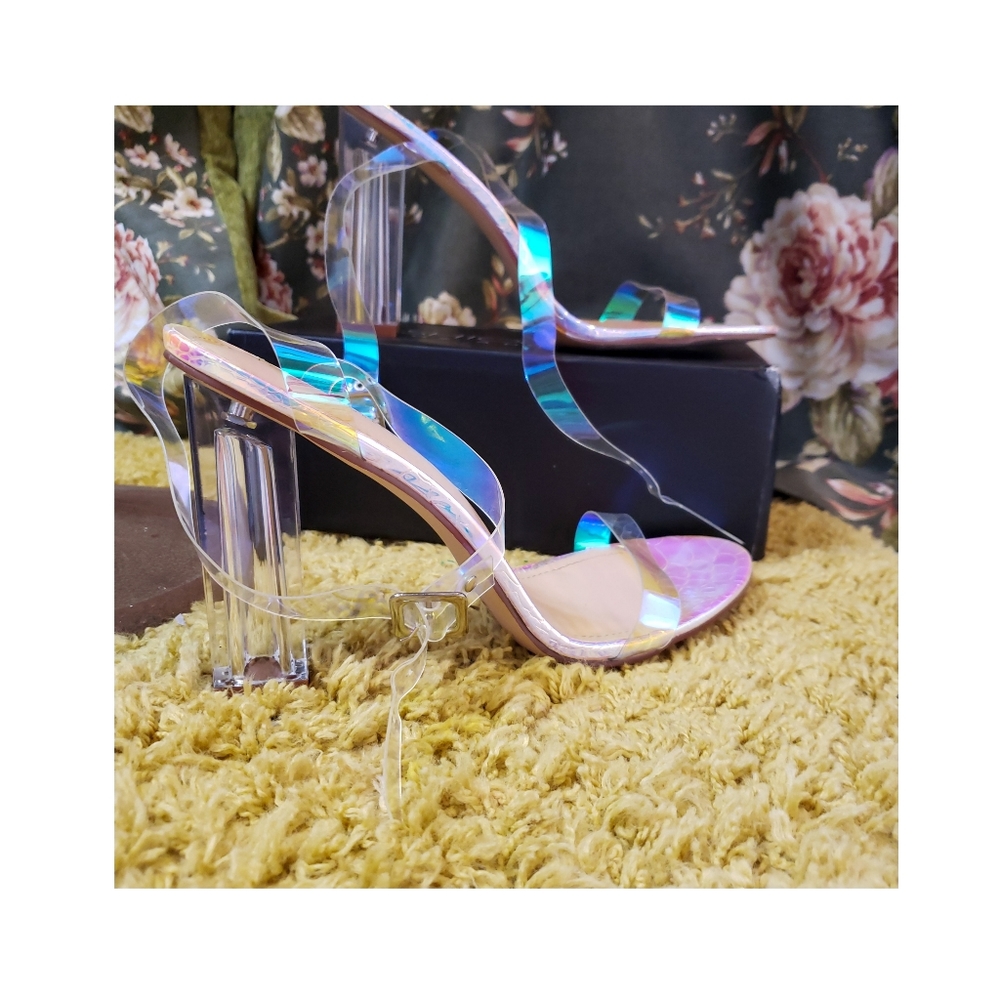 Glass slipper heel